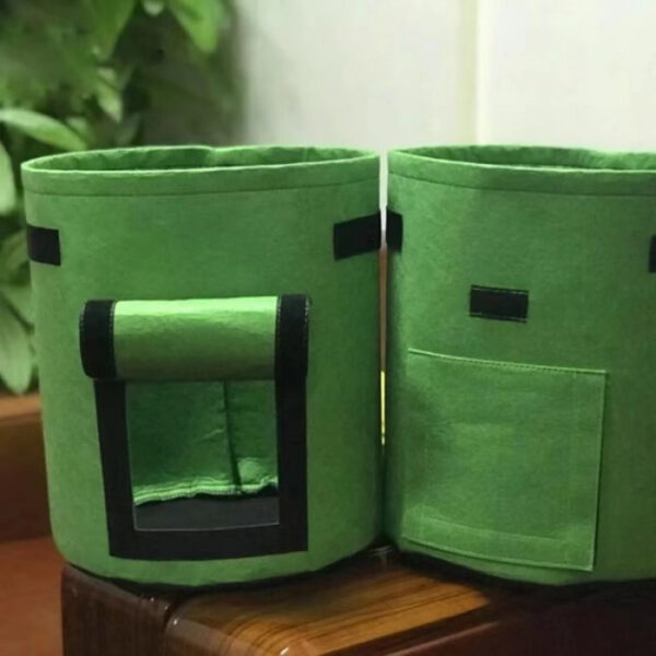 Felt Plant Grow Bags Nonwoven Fabric Garden Pot Greenhouse Vegetable Growing Bags - Image 7