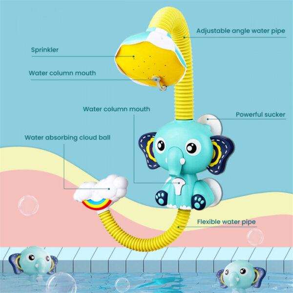 Cute Elephant Sprinkler Bath Toy - Image 5