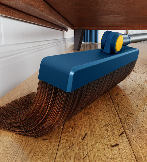 Broom and Windproof Dustpan with Adjustable Handle - Image 5