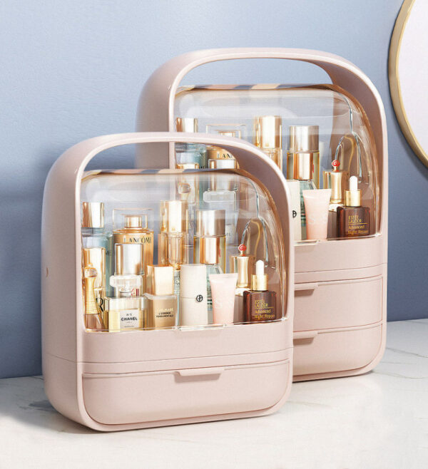 Modern Makeup Storage Organizer With Drawer - Image 7