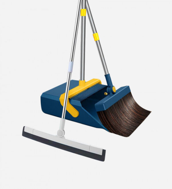 Broom and Windproof Dustpan with Adjustable Handle - Image 9