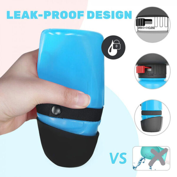 Foldable Cap Outdoor Dog Water Bottle - Image 2