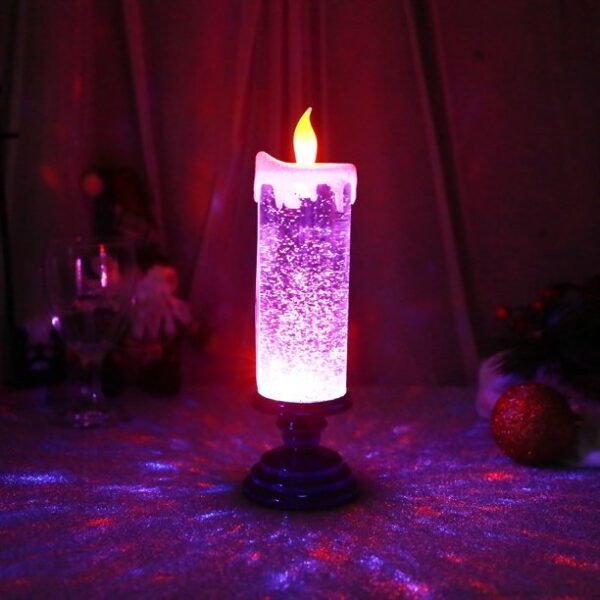 LED Christmas Candles  With Pedestal - Image 7