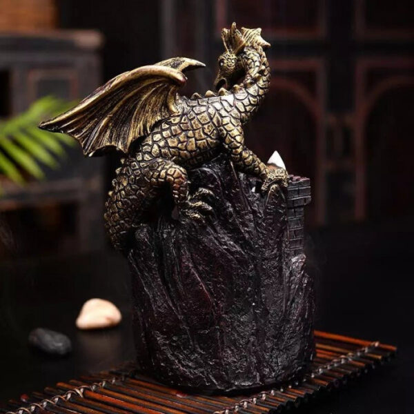 Dragon Castle Incense Burner - Image 3