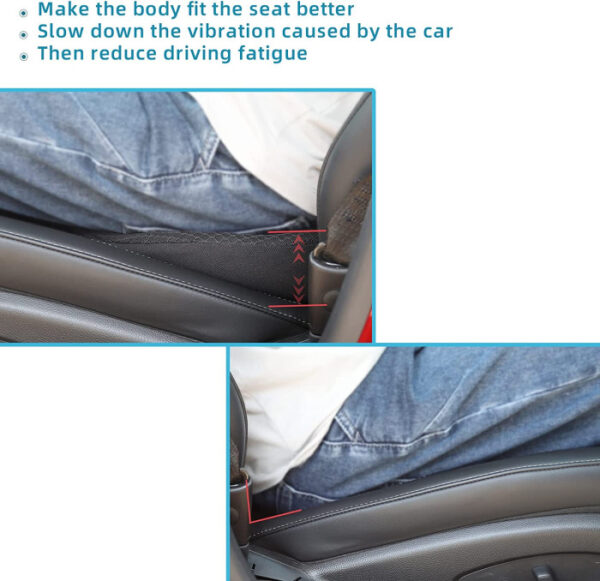 Car Seat Cushion for Shorter Drivers - Image 4