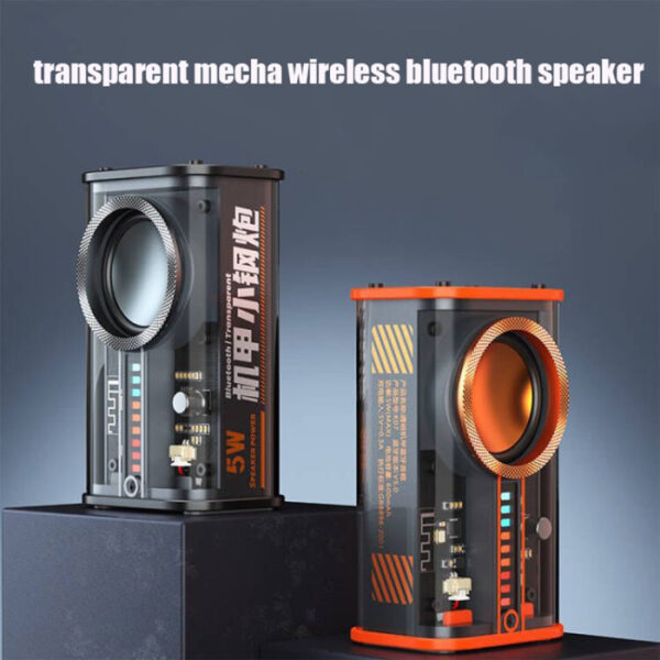 Tokyo Transparent Mecha Wireless Bluetooth Speaker - Image 6