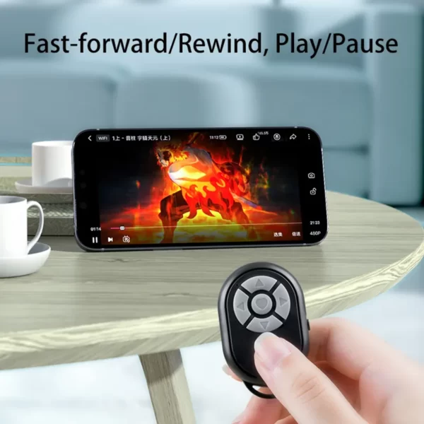 TikTok Remote Control Kindle App Page Turner, Bluetooth Camera Video Recording Remote, TIK Tok Scrolling Ring for iPhone, iPad, iOS, Android - Image 2