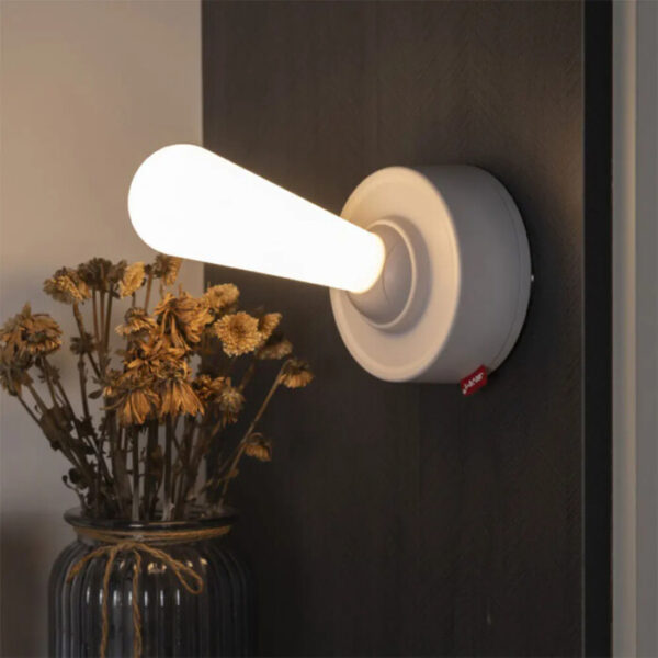 Creative Lever Dimmable Night Light - Minimalist Cordless Silicone Wall Lamp - Image 2