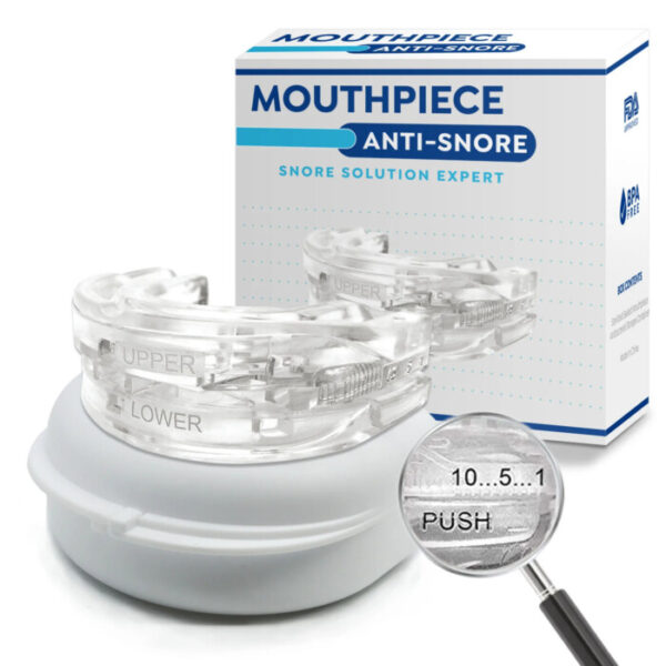 Advanced mouthpiece anti snore - Better sleep tonight with Snoring mouth guard.