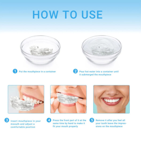 Advanced mouthpiece anti snore - Better sleep tonight with Snoring mouth guard. - Image 6