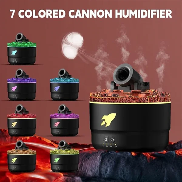 Creative Volcanic Crack Light Artillery Air Humidifier Aromatherapy - Image 7